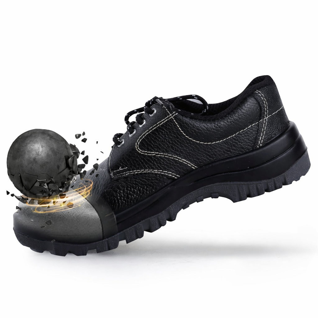 Double Density Low Ankle Safety Shoes with Steel Toe Kunplast