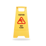 PP Material Caution Wet Floor Sign Board-UV Resistant,Two Side Floor Sign Board, (Size - 62 X 30 cm) Kunplast