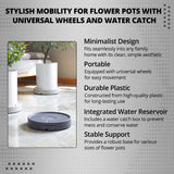 Planter with Wheels Kunplast