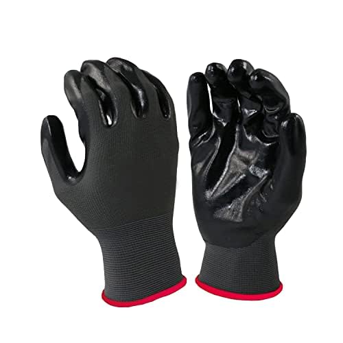 Nylon Nitrile Coated Industrial Safety Hand Gloves Anti-Cut, Heat Resistant, for Finger and Hand Protection Kunplast