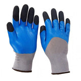 Nylon Nitrile Half Coated (Back Also) Industrial Safety Hand Gloves, Anti-Cut, Cut Resistant, Heat Resistant, Industrial Use, For Finger and Hand Protection Kunplast