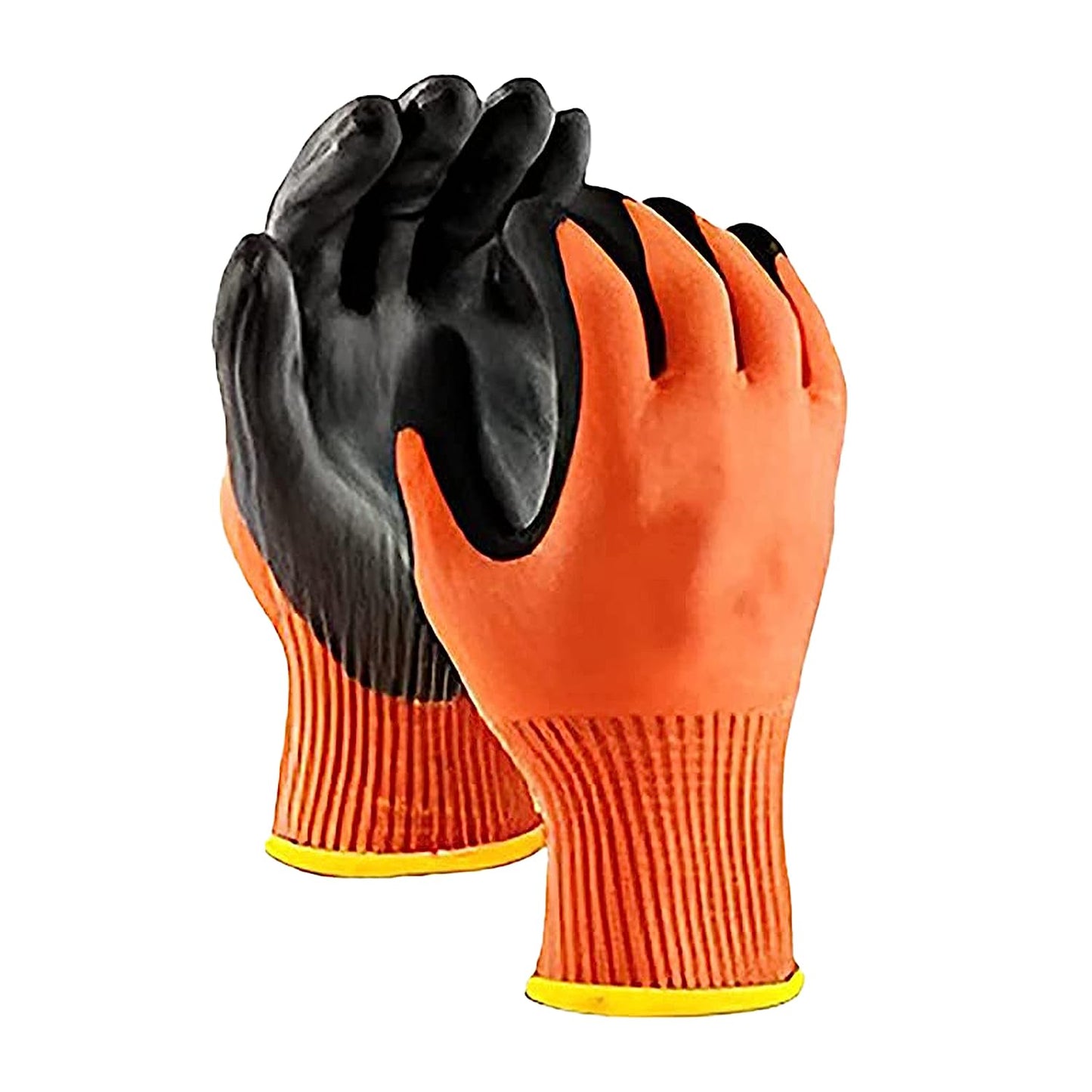 Nylon Nitrile Coated Industrial Safety Hand Gloves Anti-Cut, Heat Resistant, for Finger and Hand Protection Kunplast