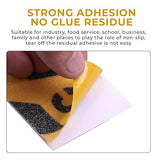 Caution Warning Anti Skid/Anti Slip Tape (18 Meter 50MM) Solvent Acrylic Adhesive Tape for Slippery Floors, Staircase, Ramps, Indoor, Outdoor Use Kunplast