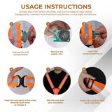LED Reflective Vest - USB Rechargeable Running Gear Night Light up Vest Safety Gear Adjustable Elastic Night Running LED VEST Kunplast