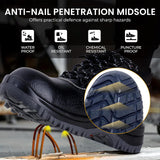 Double Density Low Ankle Safety Shoes with Steel Toe Kunplast