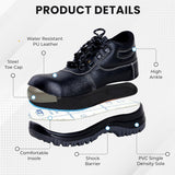 Double Density High Ankle Safety Shoes with Steel Toe Kunplast