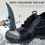 Double Density High Ankle Safety Shoes with Steel Toe Kunplast