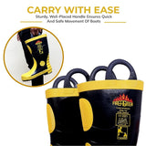 Steel Toe Fire Safety Gumboot - Yellow | Anti-Slip & Anti-Puncture Sole Fire Boots for Men| High Temperature Rubber Industrial Work Fire Gumboots for Construction, Firefighters Kunplast