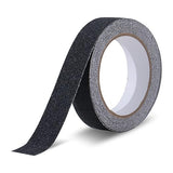 Anti Skid/Anti Slip Tape Fall Resistant with PET Material and Solvent Acrylic Adhesive Tape for Slippery Floors, Staircase, Ramps, Indoor, Outdoor Use (Black) Kunplast
