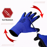 Nylon Nitrile Coated Industrial Safety Hand Gloves Anti-Cut, Cut Resistant, Heat Resistant, Industrial Use, For Finger and Hand Protection Kunplast