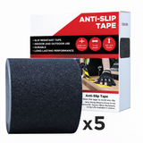 Anti Skid/Anti Slip Tape (5Mtr X100mm) Fall Resistant With PET Material | For Slippery Floors, Staircase, Ramps, Indoor, Outdoor Use Kunplast