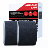 Anti Skid/Anti Slip Tape (5Mtr X100mm) Fall Resistant With PET Material | For Slippery Floors, Staircase, Ramps, Indoor, Outdoor Use Kunplast