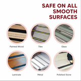 Anti Skid/Anti Slip (18mtr X50mm) Fall Resistant with PET Material and Solvent Acrylic Adhesive Tape for Slippery Floors, Staircase, Ramps, Indoor, Outdoor Use Kunplast