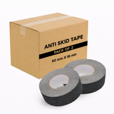Anti Skid/Anti Slip (18mtr X50mm) Fall Resistant with PET Material and Solvent Acrylic Adhesive Tape for Slippery Floors, Staircase, Ramps, Indoor, Outdoor Use Kunplast