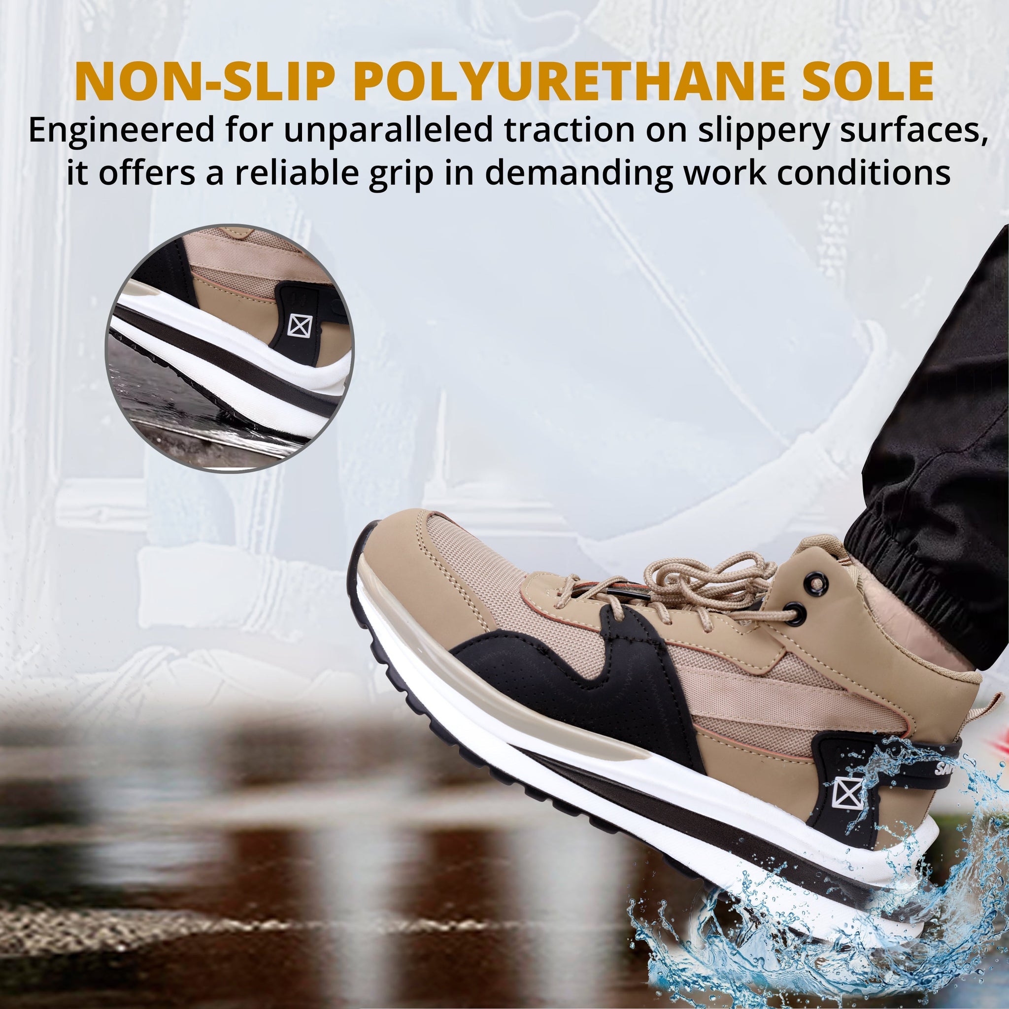 Safety Shoes (Pack of 1) Kunplast