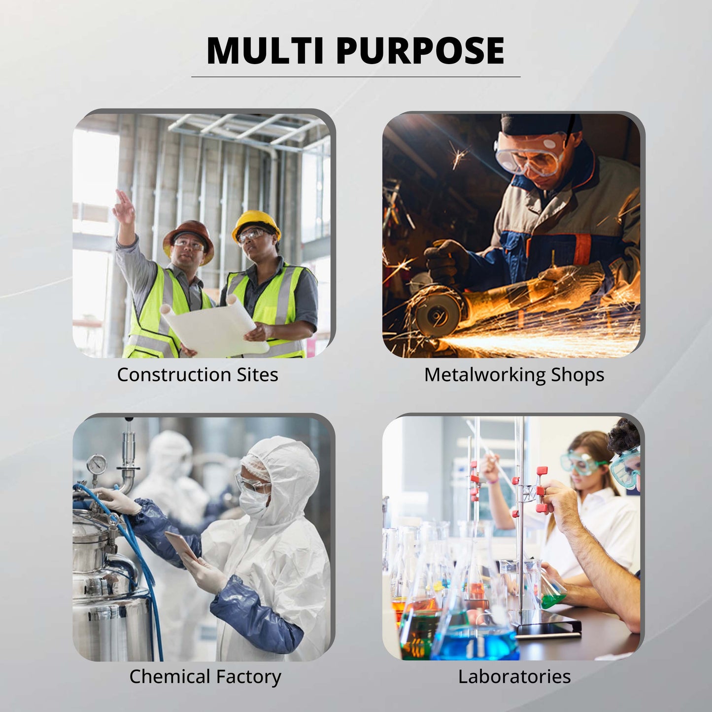 Chemical Safety Goggles | Premium Quality | Adjustable Strap | Anti-Fog Protective Safety Goggles | Anti- Scratch Safety Goggles | Clear Lens Wide Vision Kunplast