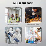 Chemical Safety Goggles | Premium Quality | Adjustable Strap | Anti-Fog Protective Safety Goggles | Anti- Scratch Safety Goggles | Clear Lens Wide Vision Kunplast