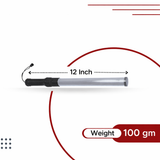 Non Rechargeable Traffic Baton Light Stick (12 Inch) with Red and Green Light Blink and Magnetic Base for Traffic Control, Street Protection Wand Baton Kunplast