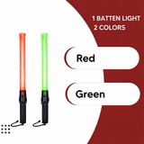 Baton Light Stick 21 Inch (Non -Rechargeable) Red and Green Blink for Traffic Control, Street Protection Wand Baton Kunplast