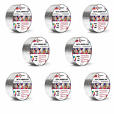 Waterproof Aluminium Foil Rubber Tape Strong Butyl Rubber Tape For all Repair and Leakage Solutions (Grey Color) Kunplast
