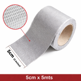Waterproof Aluminium Foil Rubber Tape Strong Butyl Rubber Tape For all Repair and Leakage Solutions (Grey Color) Kunplast