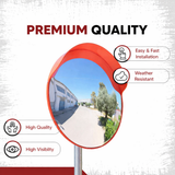 Unbreakable Convex Mirror Road Safety