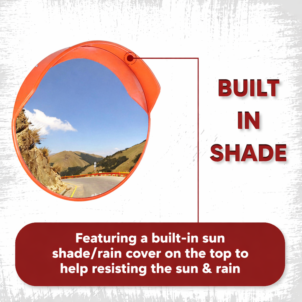 Unbreakable Convex Mirror Road Safety