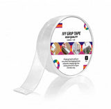 Double Sided Tape (3m x 3cm), Heavy Duty, Transparent IVY Grip Tape, Removable Traceless Mounting Best Suited for Wall Tape, Kitchen, Home Décor & DIY Kunplast