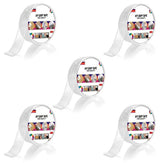 Double Sided Tape (3m x 3cm), Heavy Duty, Transparent IVY Grip Tape, Removable Traceless Mounting Best Suited for Wall Tape, Kitchen, Home Décor & DIY Kunplast