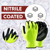 Nylon Nitrile Coated Industrial Safety Hand Gloves Anti-Cut, Cut Resistant, Heat Resistant, Industrial Use, For Finger and Hand Protection Kunplast