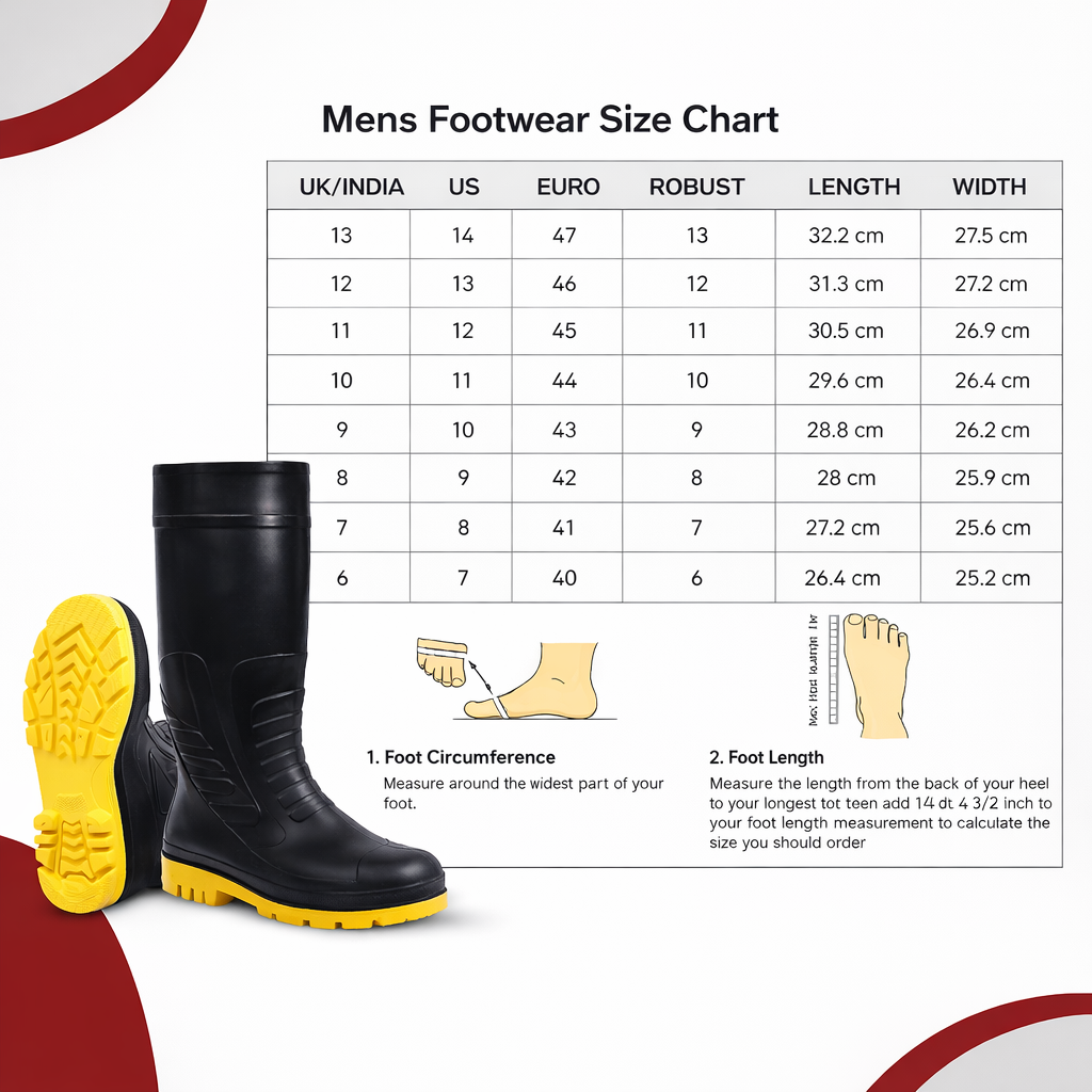 Steel Toe Lightweight Gum Boots, Standard Steel Safety Shoes, Anti Slip, Waterpoof, Breathable Printed Leather Shoes, Puncture and Tear Resistant, for Industrial Use (Yellow) Kunplast
