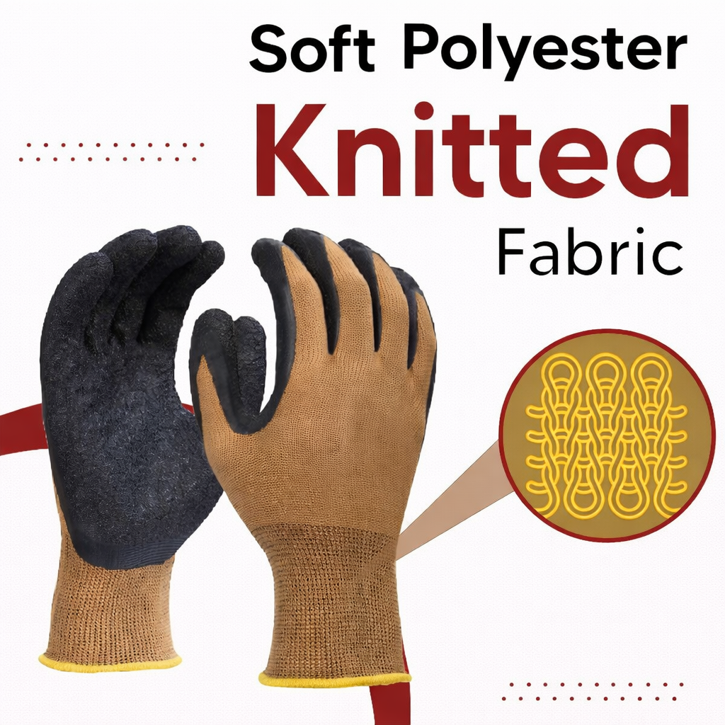 Nylon Nitrile Coated Industrial Safety Hand Gloves Anti-Cut, Cut Resistant, Heat Resistant, Industrial Use, For Finger and Hand Protection Kunplast