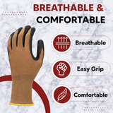 Nylon Nitrile Coated Industrial Safety Hand Gloves Anti-Cut, Cut Resistant, Heat Resistant, Industrial Use, For Finger and Hand Protection Kunplast