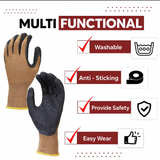 Nylon Nitrile Coated Industrial Safety Hand Gloves Anti-Cut, Cut Resistant, Heat Resistant, Industrial Use, For Finger and Hand Protection Kunplast