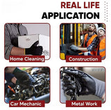 Industrial Safety Gloves Anti-Cut (Fully Coated Close Cuff) for Finger and Hand Protection, Heat Resistant, Cut Proof, Water Resistant, PVC Coated Polyester Hand Gloves Kunplast