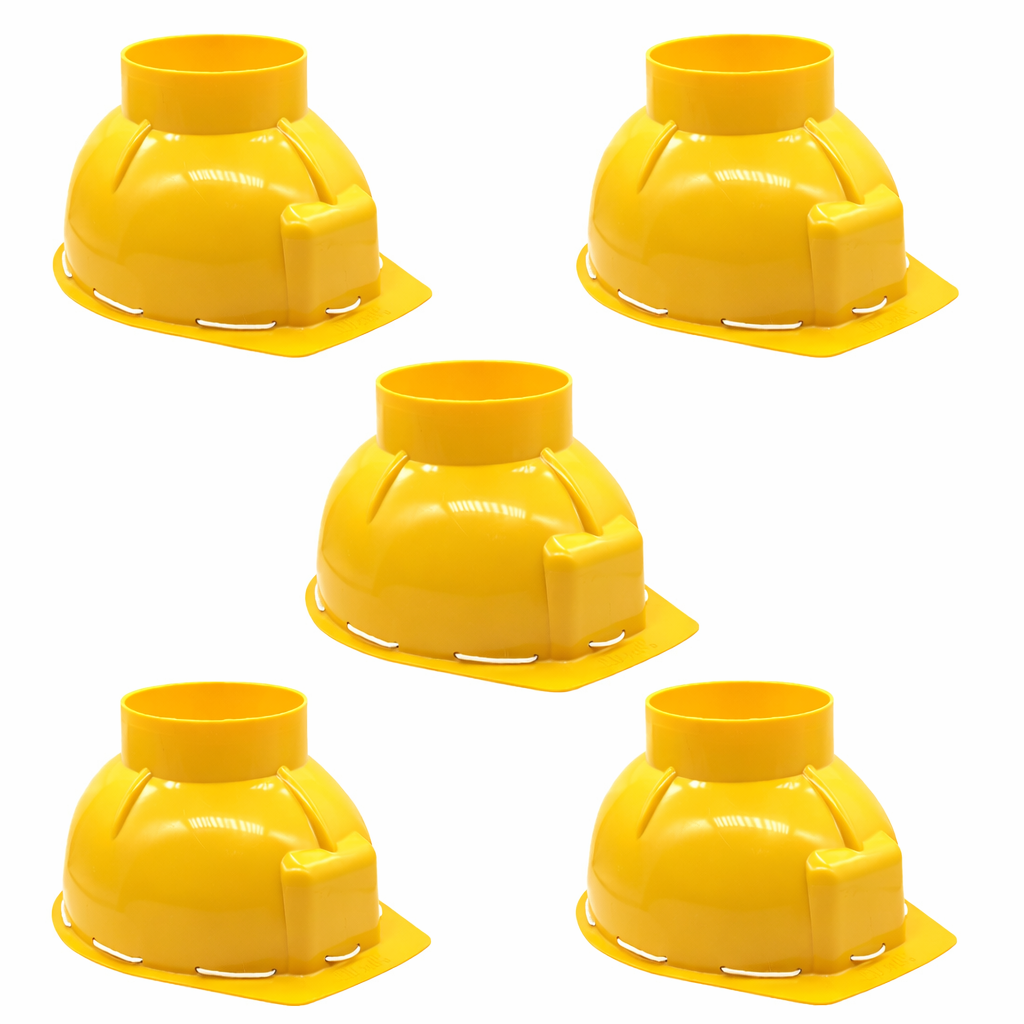 Industrial Safety Construction Helmet – Loader Hard Hat for Outdoor & Site Work | Shock Resistant Protective Head Gear Kunplast