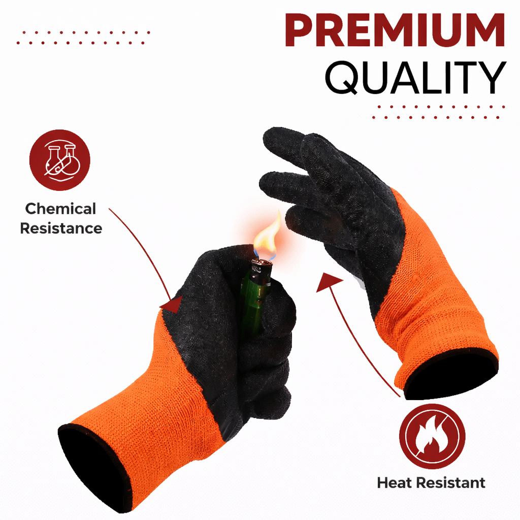Nylon Nitrile Half Coated (Back Also) Industrial Safety Hand Gloves Anti-Cut, Cut Resistant, Heat Resistant, Industrial Use, for Finger and Hand Protection Kunplast