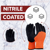 Nylon Nitrile Half Coated (Back Also) Industrial Safety Hand Gloves Anti-Cut, Cut Resistant, Heat Resistant, Industrial Use, for Finger and Hand Protection Kunplast
