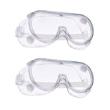 Safety Goggles (Transparent ) for Chemical Protection with an Adjustable Strap and Minimum Lens Fogging Kunplast