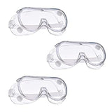 Safety Goggles (Transparent ) for Chemical Protection with an Adjustable Strap and Minimum Lens Fogging Kunplast