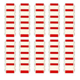 Kunplast Road Reflectors White Body Street Pavement & Asphalt Studs Markers | Great Reflecting For Speed Bumps, Side walks Pedestrian Crossing, Freeways &amp; Driveways | Industrial (Pack of 10) Kunplast