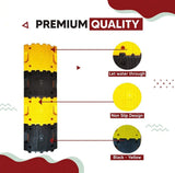 Plastic Road Speed Bump and Speed Breaker for Road Safety & Concrete Traffic Driveway Kunplast