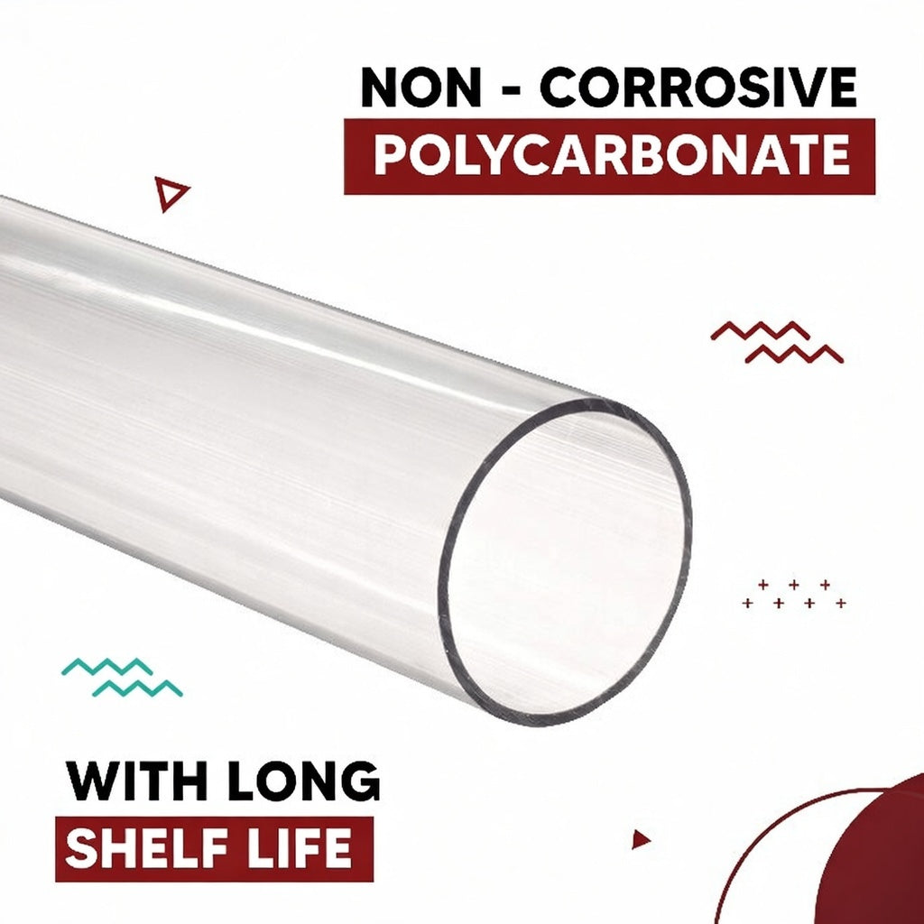 Polycarbonate Security/Police Stick High Impact resistance, Durable, Light weight, Scratch proof, Anti Slip Bottom Kunplast