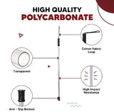 Polycarbonate Security/Police Stick High Impact resistance, Durable, Light weight, Scratch proof, Anti Slip Bottom Kunplast