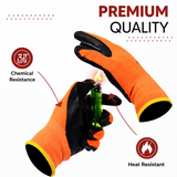 Nylon Nitrile Coated Industrial Safety Hand Gloves Anti-Cut, Heat Resistant, for Finger and Hand Protection Kunplast