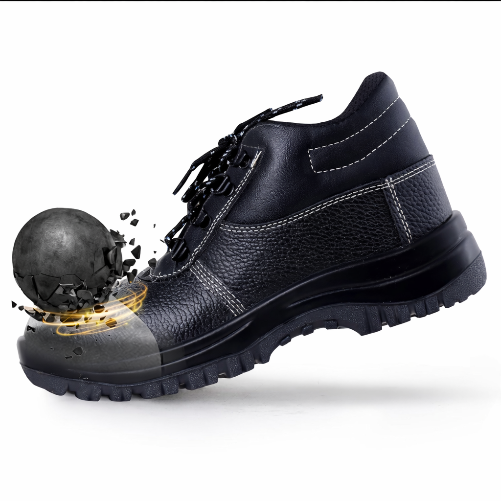 Double Density High Ankle Safety Shoes with Steel Toe Kunplast