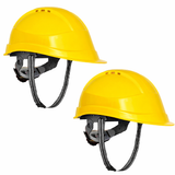 Safety Helmet Executive Ratchet Type Adjustment, Protection for Outdoor Work Head Safety Hat with Sweat Band Kunplast