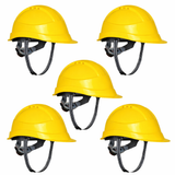 Safety Helmet Executive Ratchet Type Adjustment, Protection for Outdoor Work Head Safety Hat with Sweat Band Kunplast