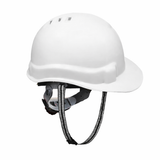 Kunplast Safety Helmet Executive Ratchet Type Adjustment, Protection for Outdoor Work Head Safety Hat with Sweat Band, White Kunplast