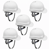 Kunplast Safety Helmet Executive Ratchet Type Adjustment, Protection for Outdoor Work Head Safety Hat with Sweat Band, White Kunplast